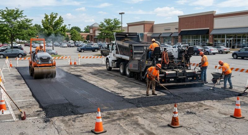 Asphalt Parking Lot Repair in Little Rock, AR