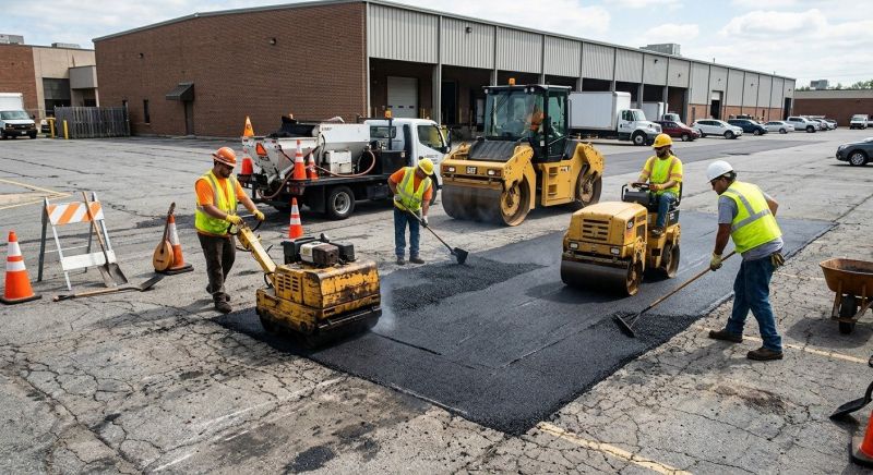 Commercial Pavement Repair in Los Angeles, CA