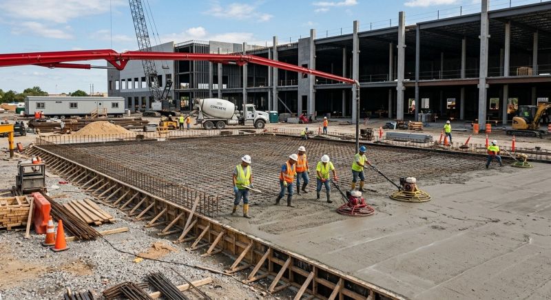 Commercial Slab Construction in Fort Lauderdale, FL